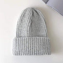 New Candy Colors Winter Hat Women Knitted Hat Warm Soft Trendy Hat Kpop Style Wool Beanie Elegant All-match Hat AExp