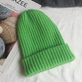 New Candy Colors Winter Hat Women Knitted Hat Warm Soft Trendy Hat Kpop Style Wool Beanie Elegant All-match Hat AExp