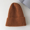 New Candy Colors Winter Hat Women Knitted Hat Warm Soft Trendy Hat Kpop Style Wool Beanie Elegant All-match Hat AExp