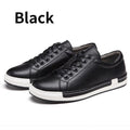 New Casual Leather Lace-Up Shoes / Simple Stylish Male Shoes-Black-11-JadeMoghul Inc.