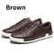 New Casual Leather Lace-Up Shoes / Simple Stylish Male Shoes-Brown-11-JadeMoghul Inc.