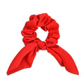 New Chiffon Bowknot Elastic Hair Bands For Women Girls Solid Color Scrunchies Headband Hair Ties Ponytail Holder Hair Accessorie AExp