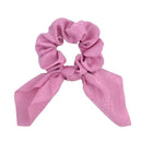 New Chiffon Bowknot Elastic Hair Bands For Women Girls Solid Color Scrunchies Headband Hair Ties Ponytail Holder Hair Accessorie AExp