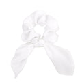 New Chiffon Bowknot Elastic Hair Bands For Women Girls Solid Color Scrunchies Headband Hair Ties Ponytail Holder Hair Accessorie AExp