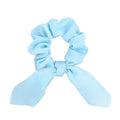 New Chiffon Bowknot Elastic Hair Bands For Women Girls Solid Color Scrunchies Headband Hair Ties Ponytail Holder Hair Accessorie AExp