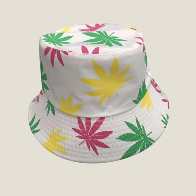 New Cotton Fishing Hat Women Men Hip Hop Cap Couple Maple Leaf Panama Bucket Hat Sun Flat Top Fisherman Hats Caps Boonie Gift AExp