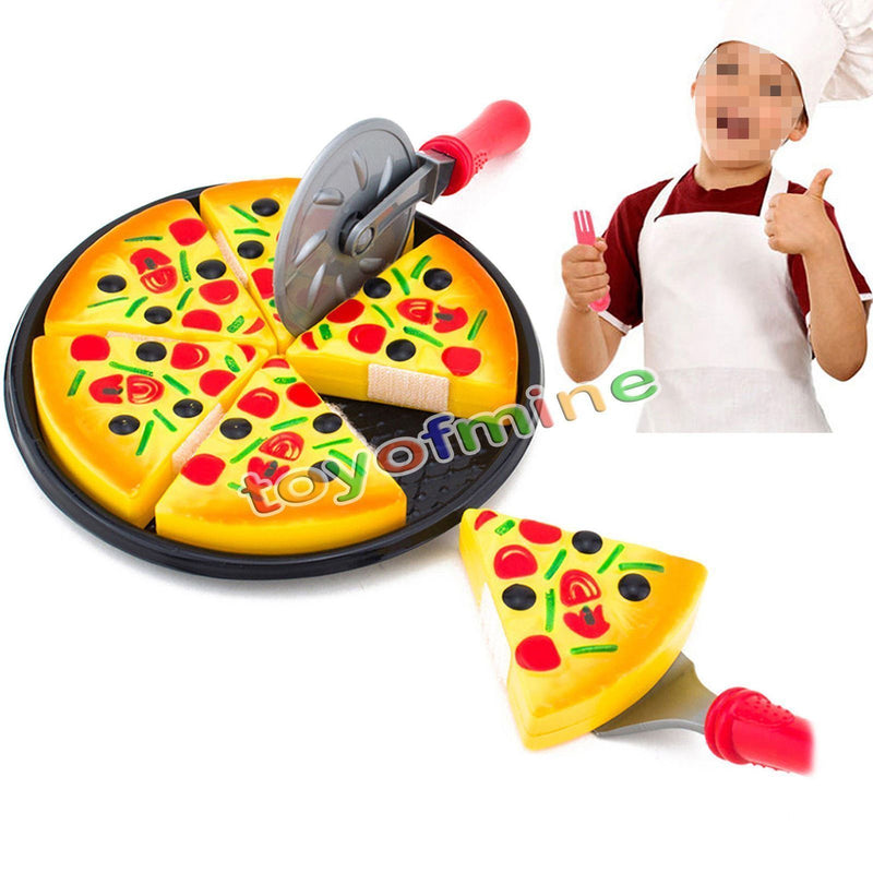 New Creative Kids Toys Cutting Pizza Pie Toy Fast Food Party Cooking Pretend Play Kitchen Early Education Toy Children Baby Toys--JadeMoghul Inc.