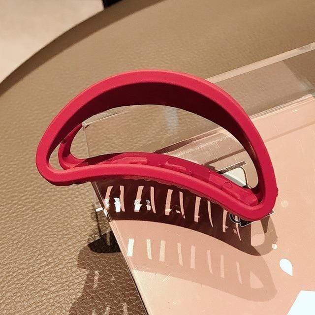 New Cute Candy Colors Banana Shape Hair Claws Women Girls Sweet Hair Clips Ponytail Holder Hairpins Fashion Hair Accessories AExp