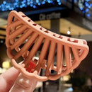 New Cute Candy Colors Banana Shape Hair Claws Women Girls Sweet Hair Clips Ponytail Holder Hairpins Fashion Hair Accessories AExp