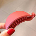New Cute Candy Colors Banana Shape Hair Claws Women Girls Sweet Hair Clips Ponytail Holder Hairpins Fashion Hair Accessories AExp