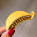 New Cute Candy Colors Banana Shape Hair Claws Women Girls Sweet Hair Clips Ponytail Holder Hairpins Fashion Hair Accessories JadeMoghul Inc. 