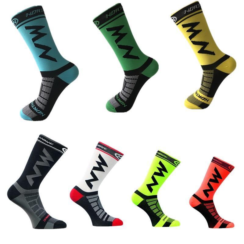 New Cycling Socks - Comfortable & Breathable Men Sports Socks-Black-JadeMoghul Inc.