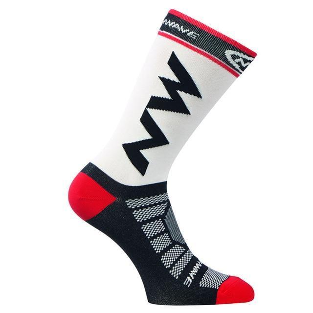 New Cycling Socks - Comfortable & Breathable Men Sports Socks-White-JadeMoghul Inc.