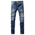 New Denim Jeans For Men / Men Straight Cut Jeans-Blue-29-JadeMoghul Inc.