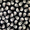 New Design Fashion Hip Hop 100% Cotton Skull Bandana Square Scarf Black Paisley Bicycle Headband For Women/Men/Boys/Girls AExp