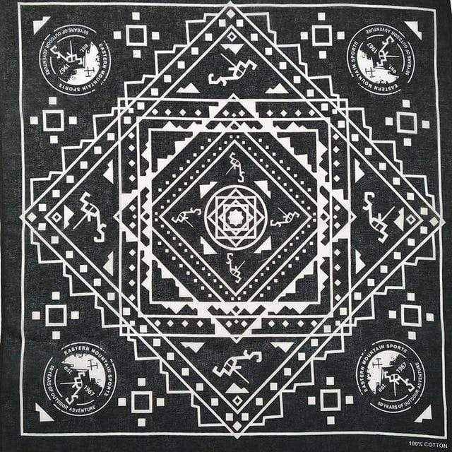 New Design Fashion Hip Hop 100% Cotton Skull Bandana Square Scarf Black Paisley Bicycle Headband For Women/Men/Boys/Girls AExp