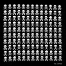 New Design Fashion Hip Hop 100% Cotton Skull Bandana Square Scarf Black Paisley Bicycle Headband For Women/Men/Boys/Girls AExp