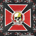New Design Fashion Hip Hop 100% Cotton Skull Bandana Square Scarf Black Paisley Bicycle Headband For Women/Men/Boys/Girls AExp