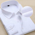 New Design Twill Cotton Pure Color Business Formal Dress Shirt For Men-X1007 11 Pure white-XXS-JadeMoghul Inc.