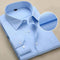 New Design Twill Cotton Pure Color Business Formal Dress Shirt For Men-X1007 12 pure blue-XXS-JadeMoghul Inc.