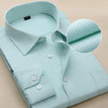 New Design Twill Cotton Pure Color Business Formal Dress Shirt For Men-X1007 2 green twill-XXS-JadeMoghul Inc.