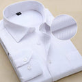 New Design Twill Cotton Pure Color Business Formal Dress Shirt For Men-X1007 5 twill white-XXS-JadeMoghul Inc.