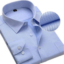 New Design Twill Cotton Pure Color Business Formal Dress Shirt For Men-X1007 5 twill white-XXS-JadeMoghul Inc.