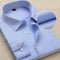 New Design Twill Cotton Pure Color Business Formal Dress Shirt For Men-X1007 7 twill blue-XXS-JadeMoghul Inc.