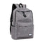 New Design: USB Charging Men's Backpacks Male Casual Travel Bag-Gray-China-L31cm W14cm H45cm-JadeMoghul Inc.