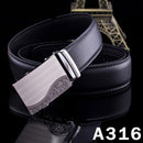 New Designer Mens Belt / Luxury Leather Belt With Metal Buckle-14-120cm-JadeMoghul Inc.