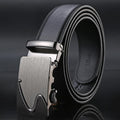 New Designer Mens Belt / Luxury Leather Belt With Metal Buckle-4-130cm-JadeMoghul Inc.