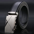 New Designer Mens Belt / Luxury Leather Belt With Metal Buckle-5-130cm-JadeMoghul Inc.