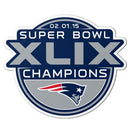 New England Patriots Super Bowl Xlix Champions 6 Magnet-LICENSED NOVELTIES-JadeMoghul Inc.
