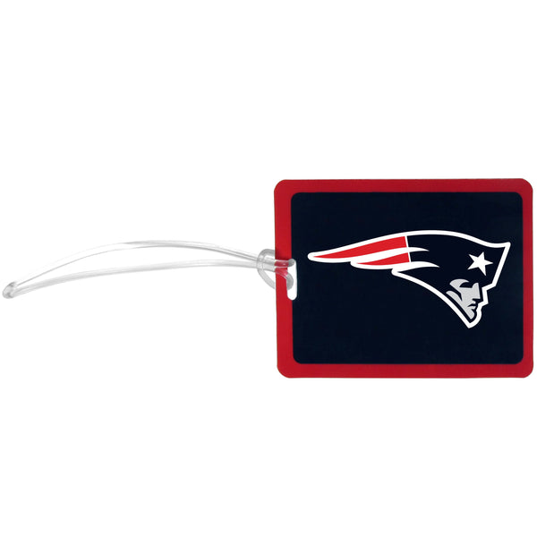 New England Patriots Vinyl Luggage Tag-Luggage Accessories-JadeMoghul Inc.