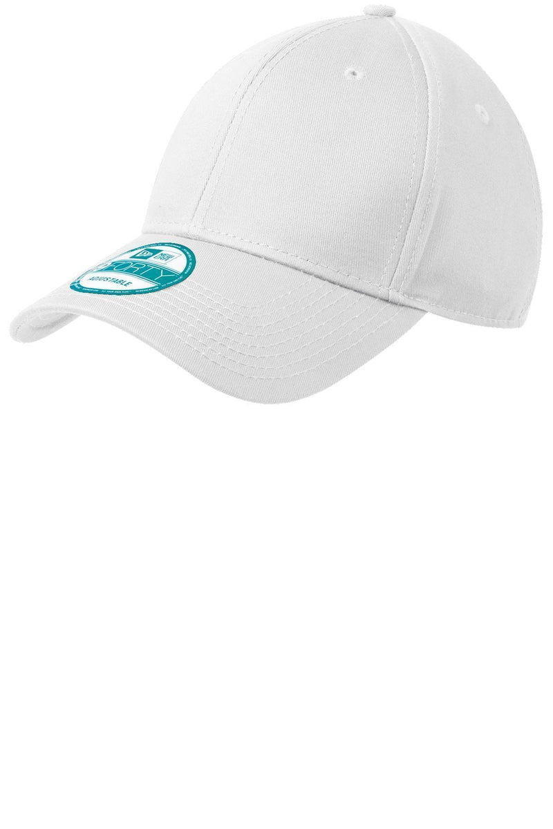 New Era - Adjustable Structured Cap. NE200-Caps-White-OSFA-JadeMoghul Inc.