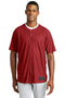 New Era Diamond Era Full-Button Jersey. NEA220-Activewear-Crimson-4XL-JadeMoghul Inc.