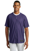New Era Diamond Era Full-Button Jersey. NEA220-Activewear-Purple-4XL-JadeMoghul Inc.