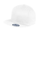 New Era - Flat Bill Snapback Cap. NE400-Caps-White-OSFA-JadeMoghul Inc.