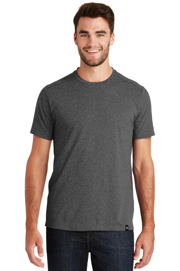 New Era Heritage Blend Crew Tee. NEA100-T-shirts-Black Heather-L-JadeMoghul Inc.