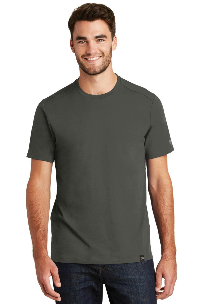 New Era Heritage Blend Crew Tee. NEA100-T-shirts-Graphite-4XL-JadeMoghul Inc.
