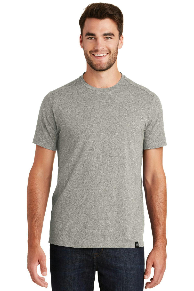 New Era Heritage Blend Crew Tee. NEA100-T-shirts-Rainstorm Grey Heather-4XL-JadeMoghul Inc.
