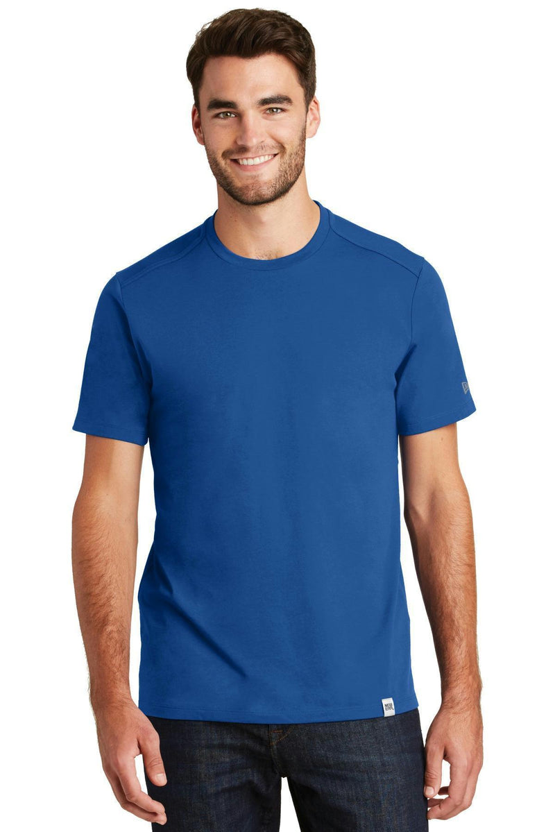 New Era Heritage Blend Crew Tee. NEA100-T-shirts-Royal-4XL-JadeMoghul Inc.