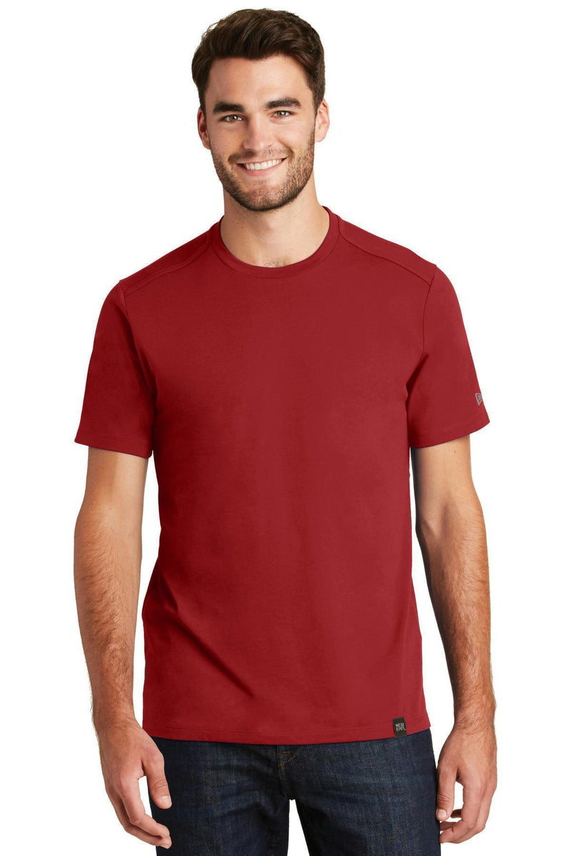 New Era Heritage Blend Crew Tee. NEA100-T-shirts-White-4XL-JadeMoghul Inc.