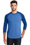 New Era Heritage Blend3/4-Sleeve Baseball Raglan Tee. NEA104-T-shirts-Royal/ Royal Heather-4XL-JadeMoghul Inc.