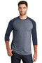 New Era Heritage Blend3/4-Sleeve Baseball Raglan Tee. NEA104-T-shirts-True Navy/ True Navy Twist-4XL-JadeMoghul Inc.