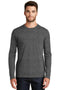 New Era Heritage BlendLong Sleeve Crew Tee. NEA102-T-shirts-Black Heather-4XL-JadeMoghul Inc.
