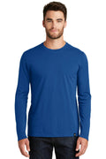 New Era Heritage BlendLong Sleeve Crew Tee. NEA102-T-shirts-Royal-4XL-JadeMoghul Inc.
