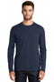New Era Heritage BlendLong Sleeve Crew Tee. NEA102-T-shirts-True Navy-4XL-JadeMoghul Inc.
