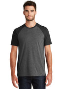 New Era Heritage BlendVarsity Tee. NEA107-T-shirts-Black/ Black Twist-4XL-JadeMoghul Inc.