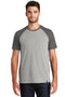 New Era Heritage BlendVarsity Tee. NEA107-T-shirts-Graphite/ Light Graphite Twist-4XL-JadeMoghul Inc.
